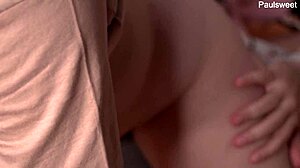 The milf gives the best 69 blowjob in closeup, deepthroating passionately.