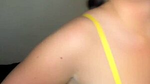 Horny British exchange student MASTURBATES to ORGASM on webcam