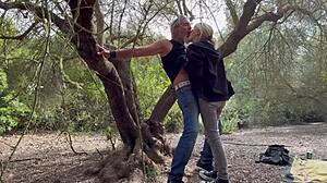 Hot Wife Fucking Doggy Style In Public Park