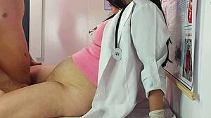 Nurse Faces Hard Erection in Uncensored Scene