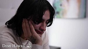 Small tit cutie fucks tutor intensely