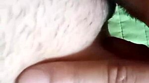 After red wine, I make my curvy Latina moan loudly at home