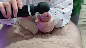 step sister extracts cum with vibrator