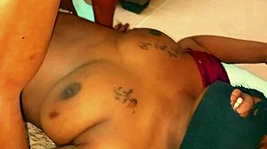 jezzebel rides two big black cocks hard