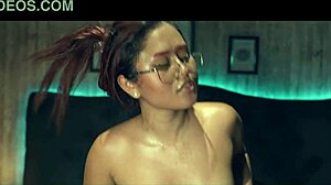 My stepsister discovers me masturbating