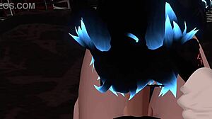 Hex Submissively Sucks Monster Cock In Vrchat Erp