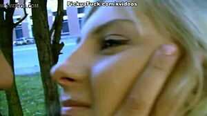 Teen Threesome Sex on Balcony with Pickup and Public Exposure