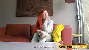 Curvy latina milf from colombia has rough sex at fake casting