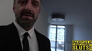 sub british babe fucked from behind and toyed