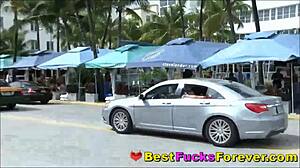 Teen friends group fuck car wash customer!