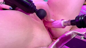 pixie rides the sex machine solo