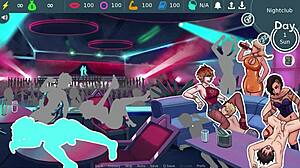 futadom world rough sex on pub with futanari creampie and anal group 😈