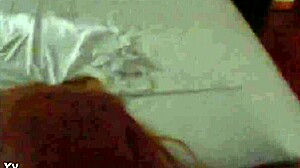 The busty Brazilian blonde girlfriend gets cum on her big tits from her friend.