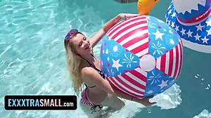 Riley Star at 4th of July party