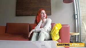 Curvy latina milf from colombia has rough sex at fake casting