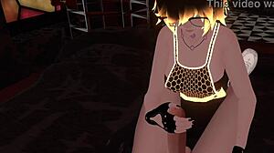 Hex Submissively Sucks Monster Cock In Vrchat Erp