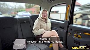fake taxi fucks friend's little sister in car