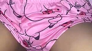 My stepfather gets very horny with my pajamas and comes on my bed