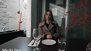 Sugar baby begged for rough quickie cock 😏