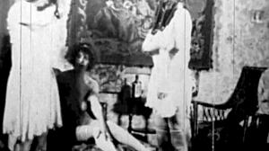 Vintage trojka iz viktorijanskih erotičnih priznanj gentlemana