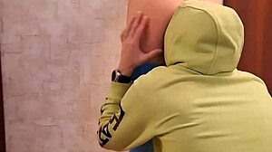 Couple skates in athletic workout