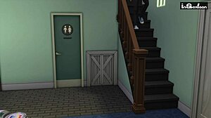 he fucked her pussy hard, tearing it. she rode his dick.