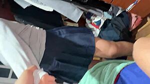 Stepsister Gets Ass Spanked Before School