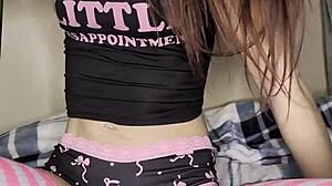 Pretty Skinny Amateur Masturbating Backstage