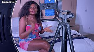 The sexy girl with big ass got fucked on her live stream today, taking that monster cock deep.