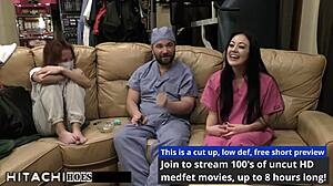 Patient Screams During Hitachi Orgasm from Doctor!