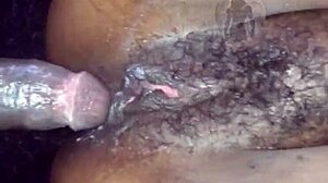 Cheating Lesbian With Wet Pussy Gets BBC Creampie