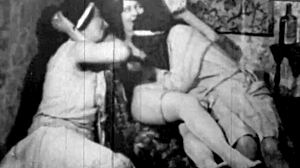 Vintage trojka iz viktorijanskih erotičnih priznanj gentlemana