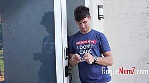 Milf boss makes me fuck her boyfriend to save relationship