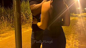 Exotic lover doggystyled with monster cock in street sex