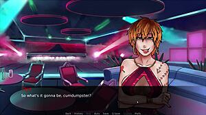 futadom world rough sex on pub with futanari creampie and anal group 😈