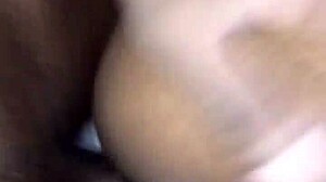 gf feels punished hard from behind in garage