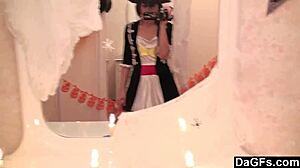 dagfs - sexy caribbean pirate girl strip for the cam