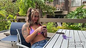 Wow, Misty Meaner Blows Monster Cock Without Gag Reflex!