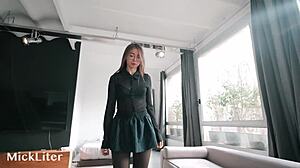 Sugar baby begged for rough quickie cock 😏