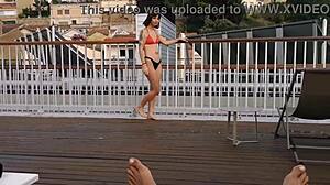 Blonde Spanish Mother on Vacation with Victor Bloom!