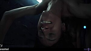 Chicas salvajes gritando y chorreando mientras follan duro en slime