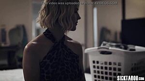 Dirty Stepmom Helps Big Cock Stepson With Her Hands!