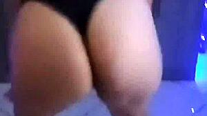 Hot Big Ass in Halloween Lingerie