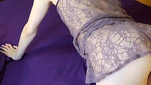 Horny Girl Joins Big White Cock And Orgasms