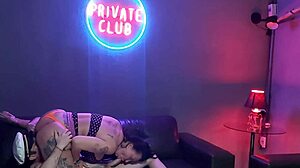 Pov captain dick and dinnigata fucking on the sofa of the swing house