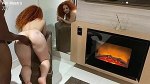 Did you eat that fiery redhead's pussy? She goes wild for black dick! 😏