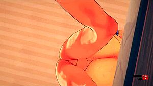 I watched Mei get fucked in Pokemon hentai creampie style