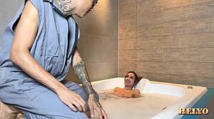 Colombian Boss's Wife Naked in Pool, Arousing Me with Her Sexy Body