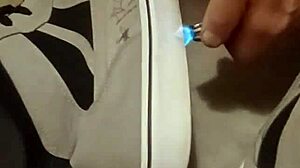 Friend Has Fun Trashing My Sneakers In Fetish Play