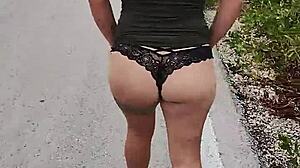 Latina Whore Shows Ass And Tits On Mexican Public Road
